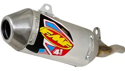 FMF 4.1 Mini Slip On Al SS Muffler Exhaust Pipe SS End Cap For CRF110F