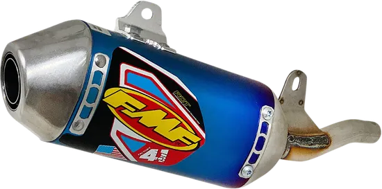 FMF 4.1 Mini Slip On Al SS Muffler Exhaust Ti SS End Cap For CRF110F