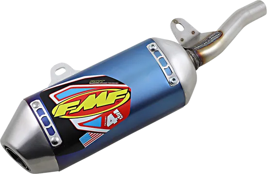 FMF 4.1 Mini Slip On Al SS Muffler Exhaust Ti SS End Cap For CRF110F