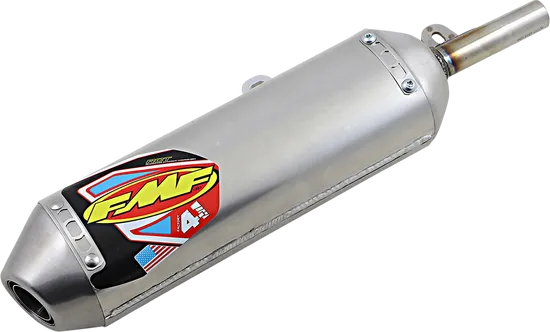 FMF 4.1 Mini Slip On Al SS Muffler Exhaust SS End Cap For CRF125F