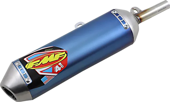 FMF 4.1 Mini Slip On Al SS Muffler Exhaust Ti SS End Cap For CRF125F