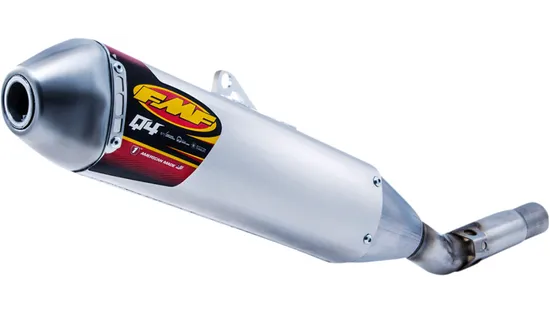 FMF Q4 SS Slip On Exhaust Muffler Pipe w/ Spark Arrestor For XR650