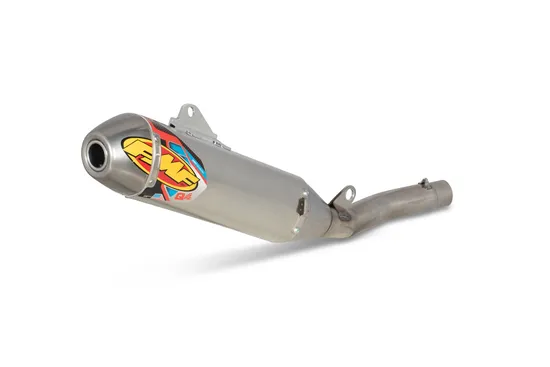 FMF Silver Aluminum Q4 Slip On Muffler for CRF450R
