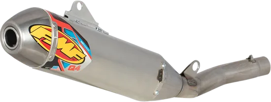 FMF Silver Aluminum Q4 Slip On Muffler for CRF450R