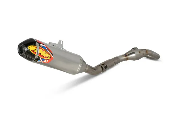 FMF 4.1 RCT Full Exhaust Muffler MB SS CF End Cap For CRF250R