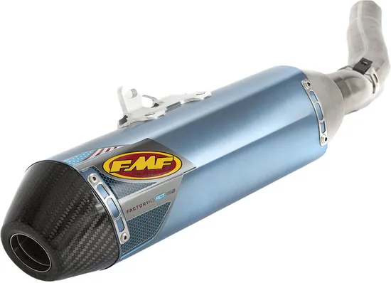 FMF 4.1 RCT Slip On Muffler Exhaust An Ti CF End Cap For KX450F