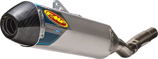 FMF 4.1 RCT Slip On Muffler Exhaust Al CF End Cap For KX250F