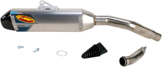 FMF 4.1 RCT Slip On Muffler Exhaust Al CF End Cap For KX450F