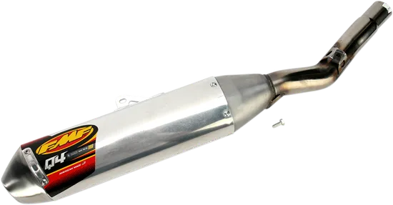 FMF Q4 SS Slip On Exhaust Muffler Pipe w Spark Arrestor For KX250F 1