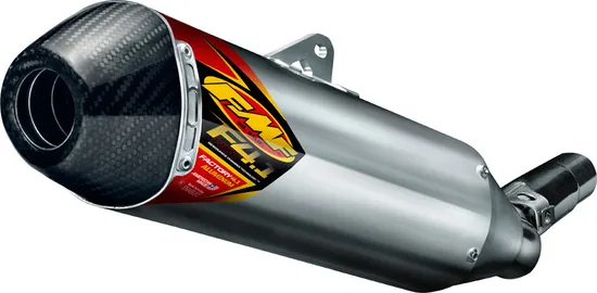 FMF 4.1 RCT Slip On Muffler Exhaust Al CF End Cap For KX450F