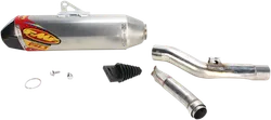 FMF 4.1 RCT Slip On Muffler Exhaust Al CF End Cap For KX450F
