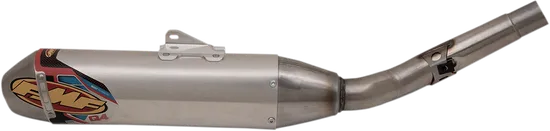 FMF Q4 SS Slip On Exhaust Muffler Pipe w/ Spark Arrestor For KX450
