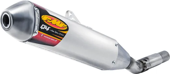 FMF Q4 SS Slip On Exhaust Muffler Pipe w/ Spark Arrestor For KX450