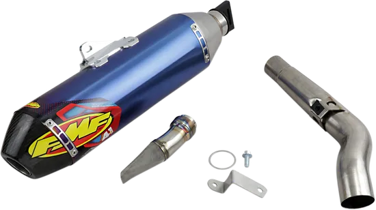 FMF 4.1 RCT Slip On Muffler Exhaust An Ti CF End Cap For KX450