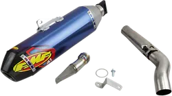 FMF 4.1 RCT Slip On Muffler Exhaust An Ti CF End Cap For KX450