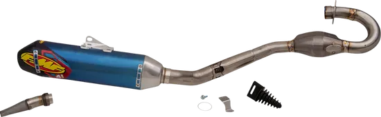 FMF 4.1 RCT Full Muffler Exhaust Megabomb TI CF End Cap For KX450