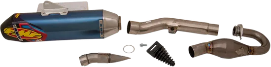 FMF 4.1 RCT Full Muffler Exhaust Megabomb An TI CF End Cap For KX250F