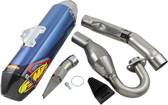 FMF 4.1 RCT Full Muffler Exhaust Megabomb An TI CF End Cap For KX250F