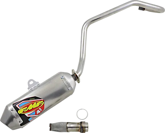 FMF 4.1 Mini Slip On Al SS Muffler Exhaust SS End Cap