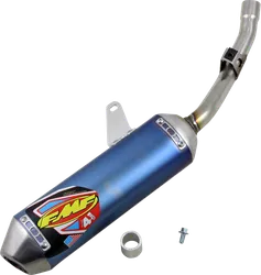 FMF 4.1 Mini Slip On Al SS Muffler Exhaust Ti SS End Cap For KLX140