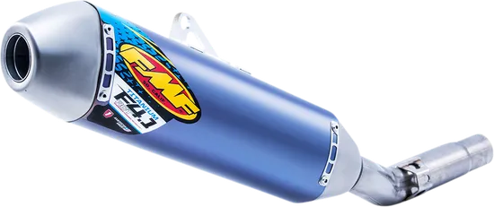 FMF Blue Titanium Carbon Fiber Factory 4.1 RCT Muffler Exhaust for KX250