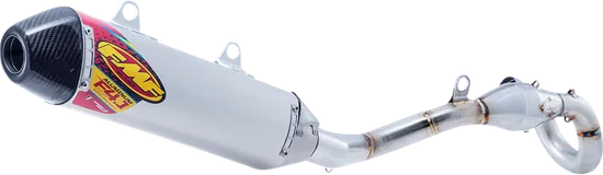 FMF Silver Aluminum Carbon Fiber Factory 4.1 RCT Exhaust Muffler For KX250