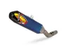 FMF 4.1 RCT Slip On Muffler Ano Titanium CF End Cap For RMZ450