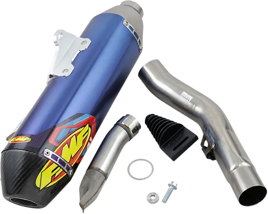 FMF 4.1 RCT Slip On Muffler An Ti CF End Cap For RMZ250