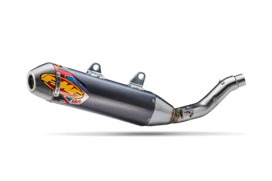 FMF Silver Aluminum Q4 Slip On Muffler for DR650SE 1