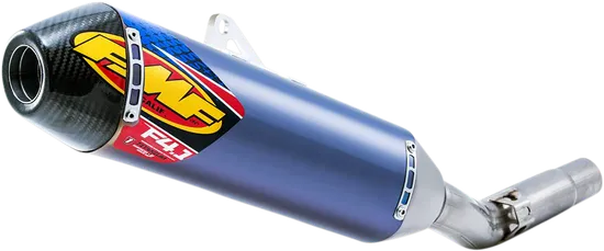 FMF 4.1 RCT Slip On Muffler Exhaust An Tit CF End Cap For WR YZ 250