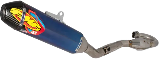 FMF Factory 4.1 RCT Full Exhaust System MegaBomb Blue