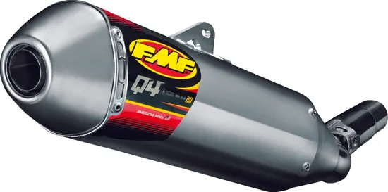 FMF Q4 HEX SS Slip On Muffler Exhaust w/ Spark Arrestor YZ WR 450