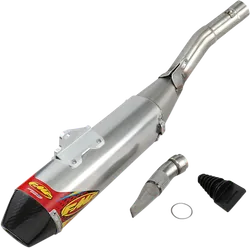 FMF 4.1 RCT Slip On Muffler Exhaust Al CF End Cap For WR YZ450