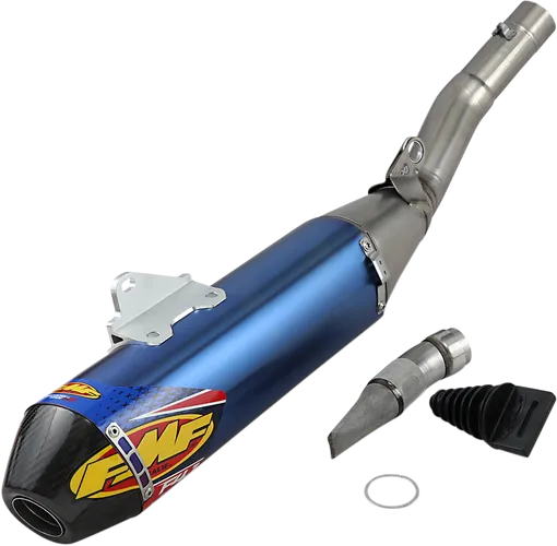 FMF 4.1 RCT Slip On Muffler Exhaust Ti CF End Cap For WR YZ 450