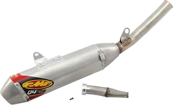 FMF Q4 HEX SS Slip On Muffler Exhaust w SA For YZ250