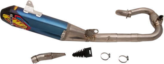 FMF 4.1 RCT Full Exhaust Muffler MB Ti CF End Cap For YZ250F FX