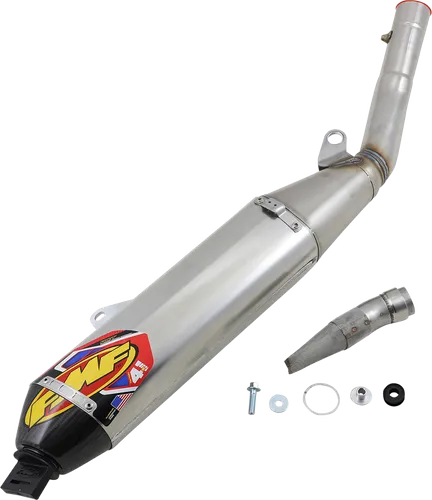 FMF 4.1 RCT Slip On Muffler Exhaust Al CF End Cap for WR450F