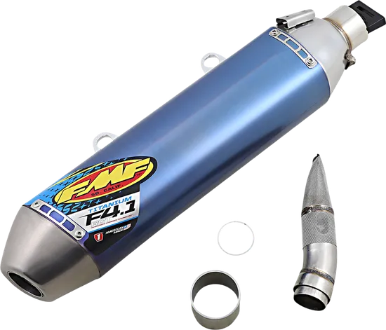 FMF 4.1 RCT Slip On Muffler Exhaust Ti End Cap For KTM Husqvarna