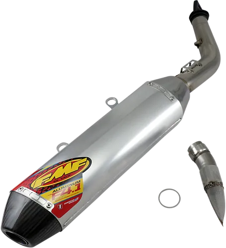 FMF 4.1 RCT Slip On Muffler Exhaust SS CF End Cap For KTM Husqvarna