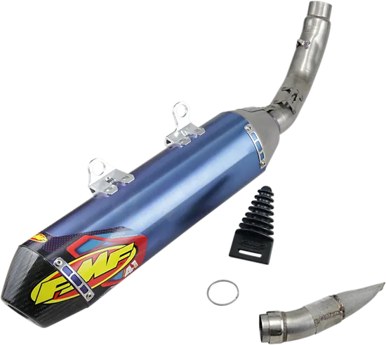 FMF 4.1 RCT Slip On Muffler Exhaust An Ti CF End Cap For KTM Husqvarna