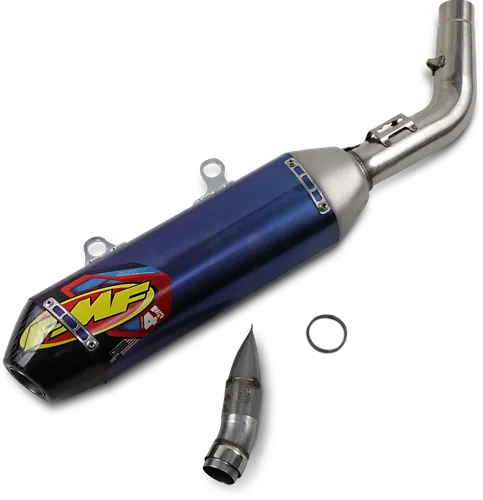 FMF 4.1 RCT Slip On Muffler Exhaust Tit CF Cap For KTM Husqvarna 250