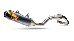 FMF 4.1 RCT Full Muffler Exhaust SS Megabomb Al CF End Cap For KTM Hus