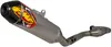 FMF 4.1 RCT Full Muffler Exhaust Al CF End Cap For Husqvarna