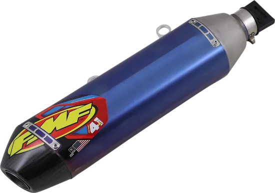 FMF 4.1 RCT Full Muffler Exhaust SS MB TI CF End Cap For FE450