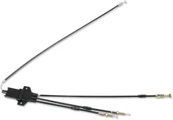 Parts Unlimited Black Vinyl Throttle Cable