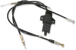 Parts Unlimited Black Vinyl Throttle Cable