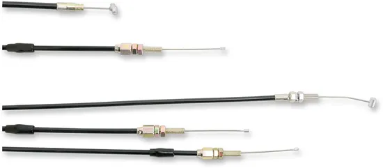 Parts Unlimited Black Vinyl Throttle Cable