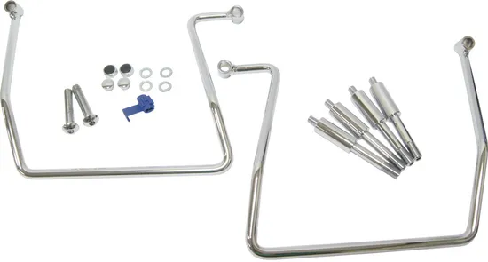 Harddrive Chrome Plated Steel Saddlebag Support Bracket