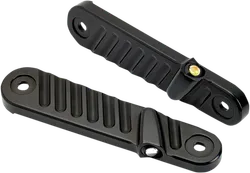 Joker Streamliner Front LED Turn Signal Pair Finned Black