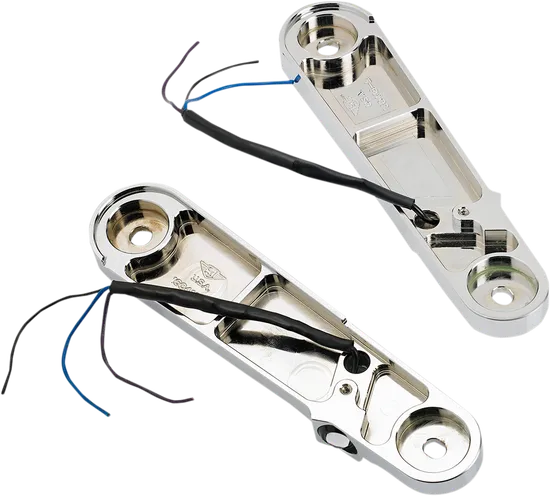 Joker Streamliner Front LED Turn Signal Pair Smooth Chrome